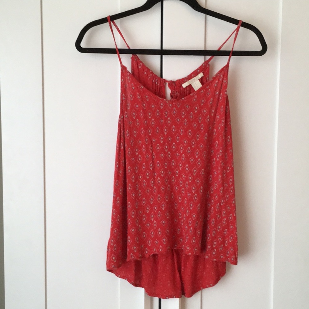 Orange patterned tank top - Forever 21